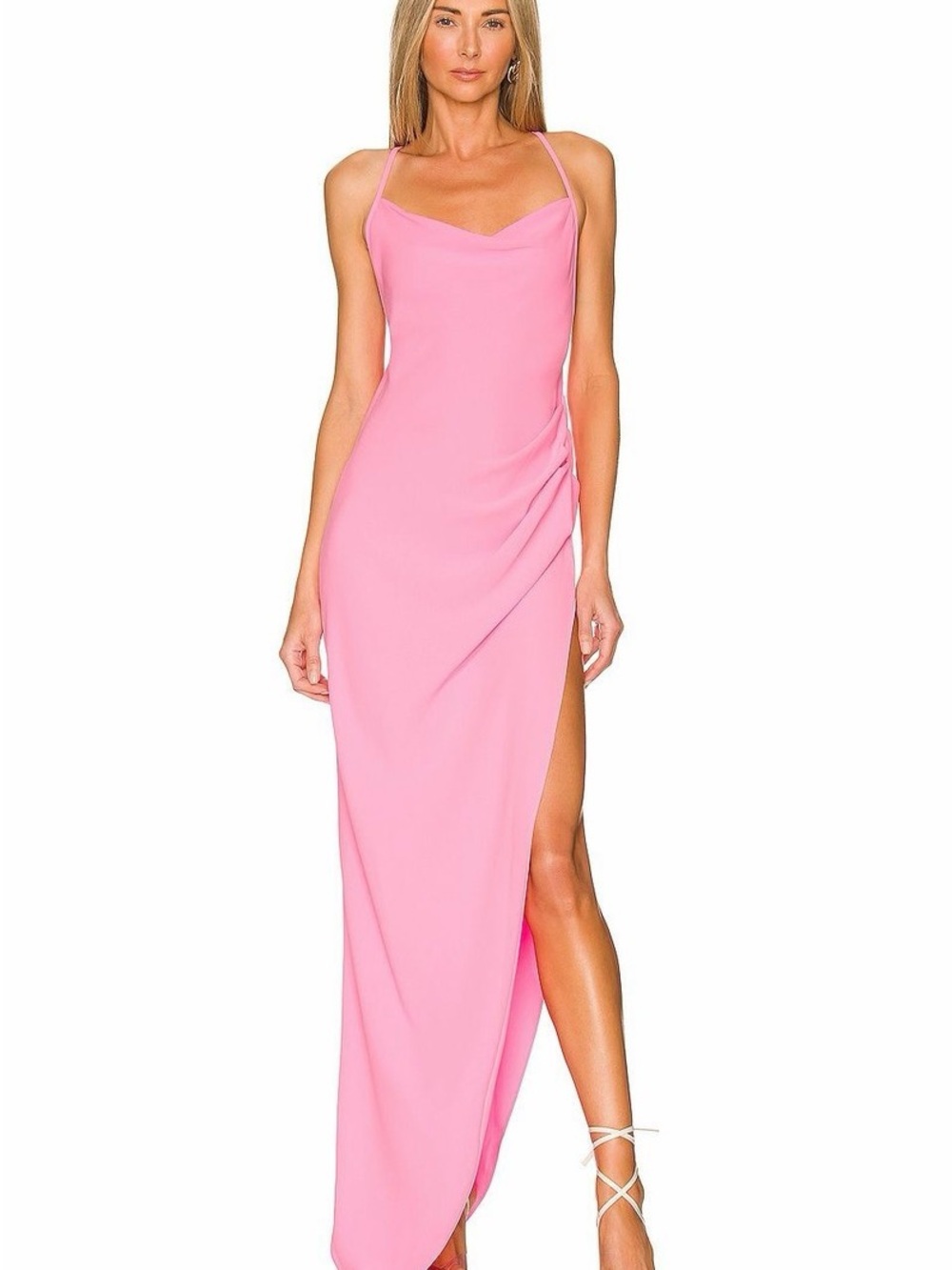 Amanda Uprichard Janet Gown in Shocking Pink  - size Small